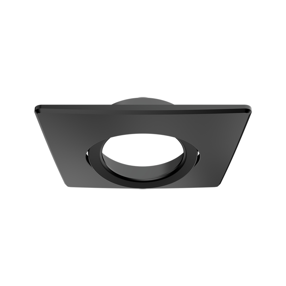 Rosace carrée pour Tipa, orientable, noir