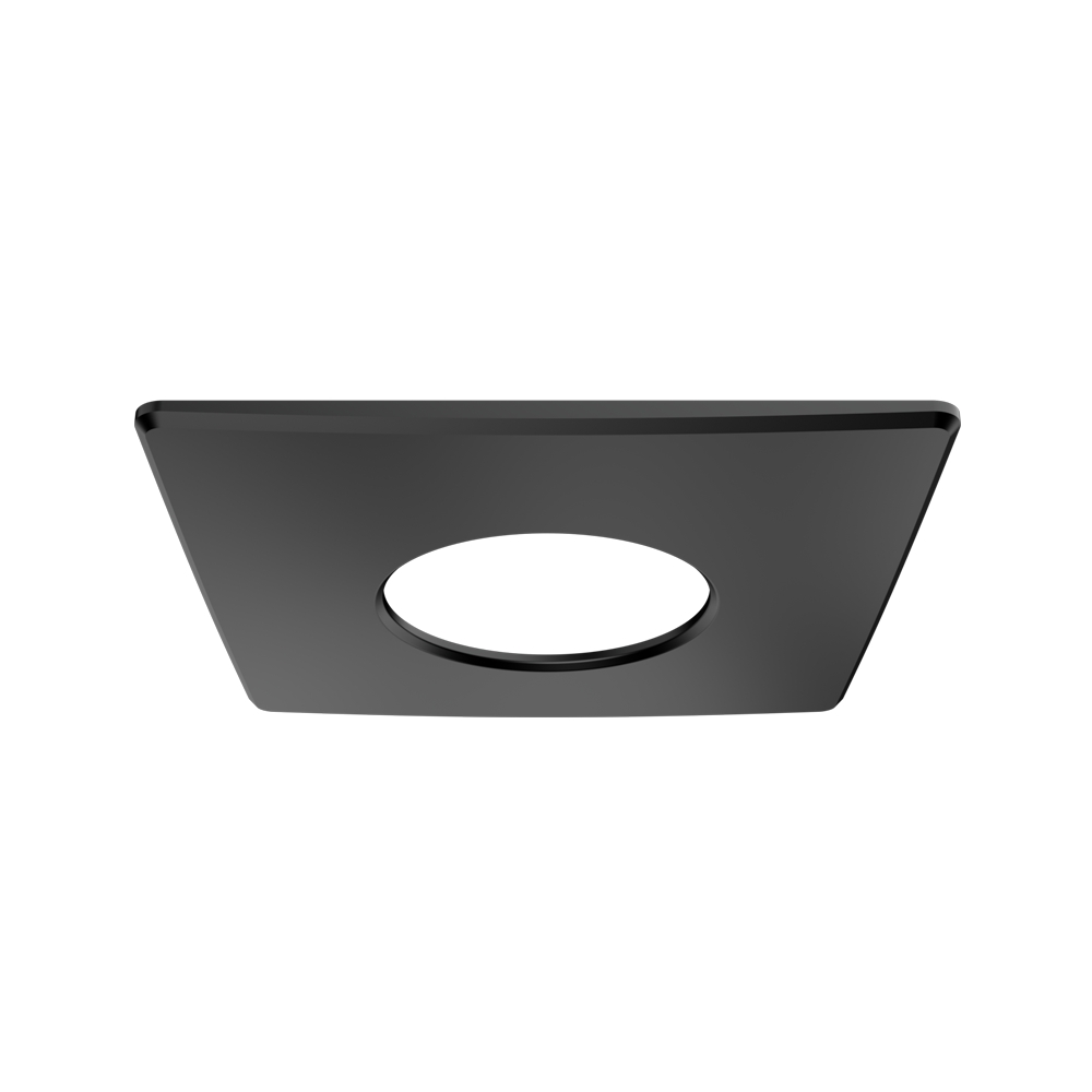 Rosace carrée pour Tipa, fixe, noir