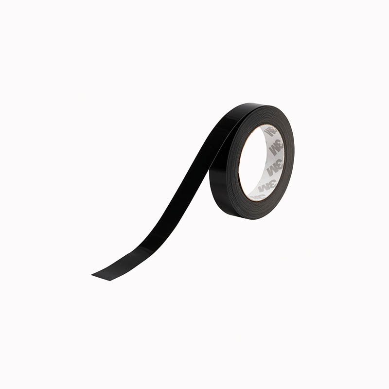 Einlegeband schwarz, für PKA30 Deco, mit Klebeband, L: 20m