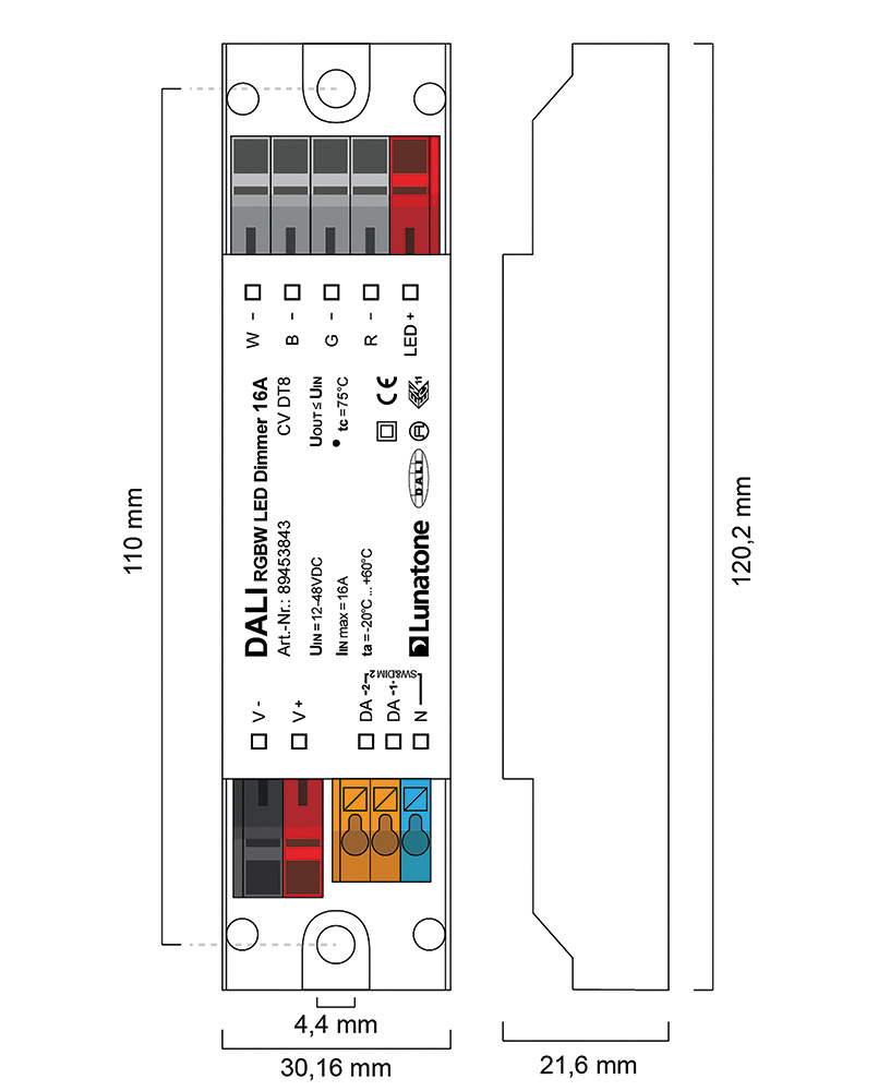 Masszeichnung DALI CV DT8 RGBW 16A-01_web.jpg